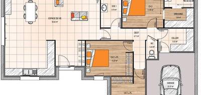 Terrain et maison à Montreuil-sur-Loir en Maine-et-Loire (49) de 120 m² à vendre au prix de 297800€ - 4