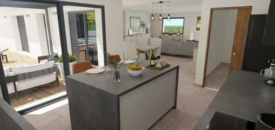 Terrain et maison à Saint-Didier-d'Aussiat en Ain (01) de 135 m² à vendre au prix de 371500€ - 2