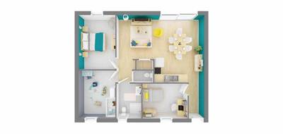 Terrain et maison à Échiré en Deux-Sèvres (79) de 65 m² à vendre au prix de 158163€ - 4