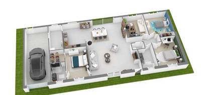 Terrain et maison à Niherne en Indre (36) de 118 m² à vendre au prix de 254600€ - 3
