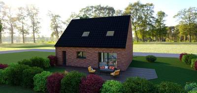 Terrain et maison à Bruille-lez-Marchiennes en Nord (59) de 90 m² à vendre au prix de 228000€ - 2