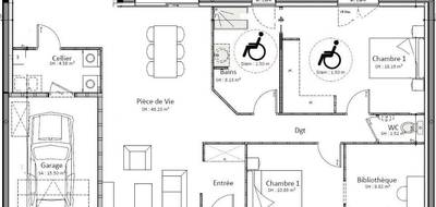Terrain et maison à Le Mans en Sarthe (72) de 100 m² à vendre au prix de 312000€ - 4