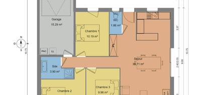Terrain et maison à Moult-Chicheboville en Calvados (14) de 80 m² à vendre au prix de 210000€ - 4