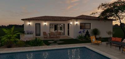 Terrain et maison à Saint-Sernin en Ardèche (07) de 105 m² à vendre au prix de 275000€ - 2