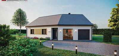Terrain et maison à Chaufour-lès-Bonnières en Yvelines (78) de 85 m² à vendre au prix de 212500€ - 1