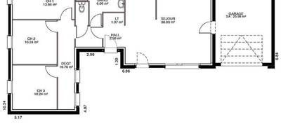 Terrain et maison à Saint-Doulchard en Cher (18) de 85 m² à vendre au prix de 275975€ - 4