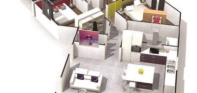 Terrain et maison à Marboz en Ain (01) de 90 m² à vendre au prix de 274000€ - 3