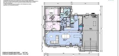 Terrain et maison à Saint-Berthevin en Mayenne (53) de 124 m² à vendre au prix de 332600€ - 3