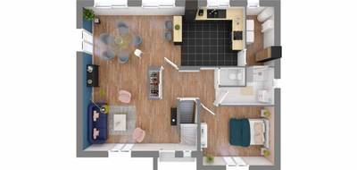 Terrain et maison à Racécourt en Vosges (88) de 119 m² à vendre au prix de 239690€ - 3