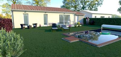 Terrain et maison à Bruguières en Haute-Garonne (31) de 83 m² à vendre au prix de 280046€ - 1