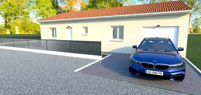 Terrain et maison à Saint-Prim en Isère (38) de 83 m² à vendre au prix de 284098€ - 1