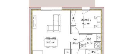 Terrain et maison à Pouzauges en Vendée (85) de 56 m² à vendre au prix de 136000€ - 1