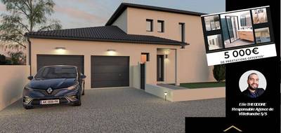 Terrain et maison à Misérieux en Ain (01) de 126 m² à vendre au prix de 422000€ - 2