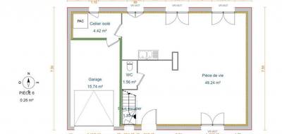 Terrain et maison à Magny-en-Vexin en Val-d'Oise (95) de 90 m² à vendre au prix de 265600€ - 4