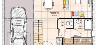 Terrain et maison à Rives-du-Loir-en-Anjou en Maine-et-Loire (49) de 91 m² à vendre au prix de 286700€ - 4