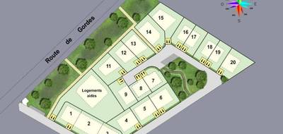 Terrain à Cabrières-d'Avignon en Vaucluse (84) de 379 m² à vendre au prix de 143000€ - 1
