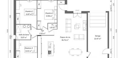 Terrain et maison à Subles en Calvados (14) de 95 m² à vendre au prix de 213900€ - 4