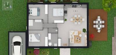 Terrain et maison à Besse-sur-Issole en Var (83) de 86 m² à vendre au prix de 253000€ - 3