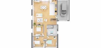 Terrain et maison à Pringy en Marne (51) de 91 m² à vendre au prix de 181190€ - 4