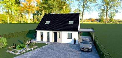 Terrain et maison à Saint-Omer-Capelle en Pas-de-Calais (62) de 75 m² à vendre au prix de 182500€ - 1