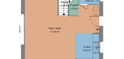 Terrain et maison à Lambesc en Bouches-du-Rhône (13) de 80 m² à vendre au prix de 399000€ - 1