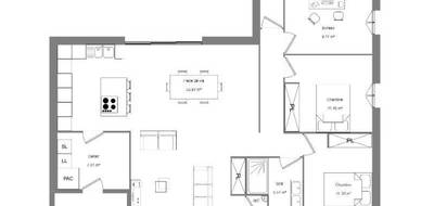Terrain et maison à Mosnay en Indre (36) de 110 m² à vendre au prix de 214250€ - 4