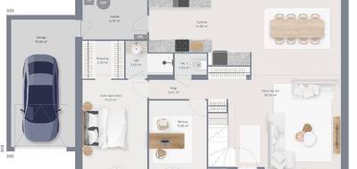 Terrain et maison à Chaumont-en-Vexin en Oise (60) de 145 m² à vendre au prix de 328000€ - 4