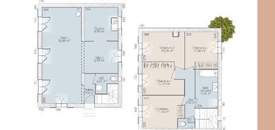 Terrain et maison à Rognes en Bouches-du-Rhône (13) de 76 m² à vendre au prix de 332900€ - 4