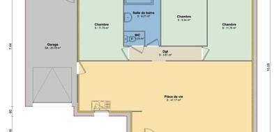 Terrain et maison à Louviers en Eure (27) de 90 m² à vendre au prix de 296700€ - 2