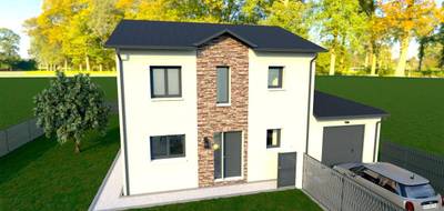 Terrain et maison à Attignat en Ain (01) de 126 m² à vendre au prix de 306000€ - 1