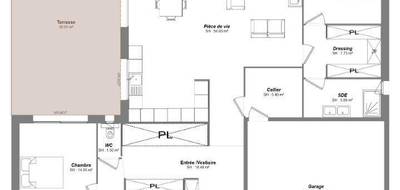 Terrain et maison à Veigné en Indre-et-Loire (37) de 160 m² à vendre au prix de 462850€ - 1