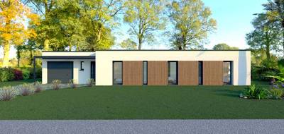 Terrain et maison à Lestrem en Pas-de-Calais (62) de 125 m² à vendre au prix de 395000€ - 1