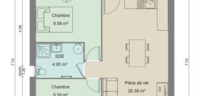 Terrain et maison à Pignans en Var (83) de 50 m² à vendre au prix de 279000€ - 3