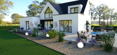 Terrain et maison à Ploéven en Finistère (29) de 139 m² à vendre au prix de 372700€ - 1