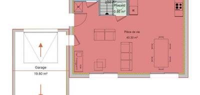 Terrain et maison à Aubenas en Ardèche (07) de 83 m² à vendre au prix de 240000€ - 4