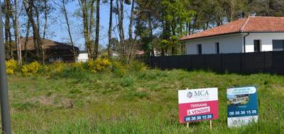 Terrain à Magescq en Landes (40) de 603 m² à vendre au prix de 130000€ - 1