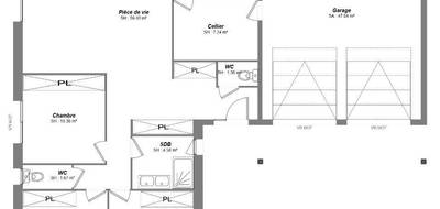 Terrain et maison à Chançay en Indre-et-Loire (37) de 109 m² à vendre au prix de 297500€ - 1