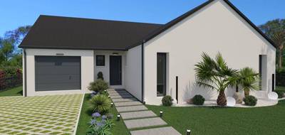 Terrain et maison à Ambillou en Indre-et-Loire (37) de 90 m² à vendre au prix de 214900€ - 1