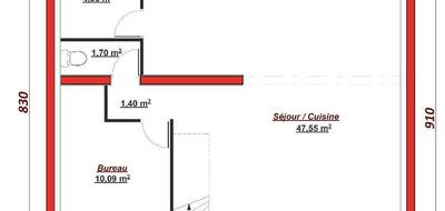 Terrain et maison à Noisy-le-Grand en Seine-Saint-Denis (93) de 110 m² à vendre au prix de 650000€ - 4