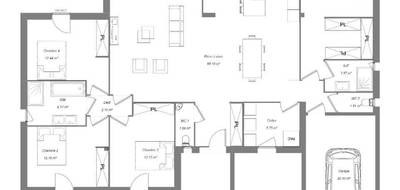 Terrain et maison à Azay-sur-Cher en Indre-et-Loire (37) de 140 m² à vendre au prix de 386000€ - 4