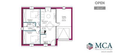 Terrain et maison à Bergerac en Dordogne (24) de 50 m² à vendre au prix de 209254€ - 4