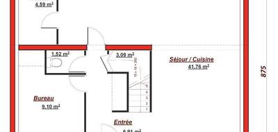 Terrain et maison à Verrières-le-Buisson en Essonne (91) de 135 m² à vendre au prix de 789800€ - 3