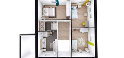 Terrain et maison à Fontaine-Étoupefour en Calvados (14) de 110 m² à vendre au prix de 314000€ - 4