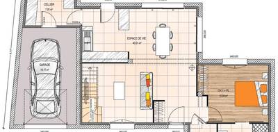 Terrain et maison à Tiercé en Maine-et-Loire (49) de 100 m² à vendre au prix de 298900€ - 4