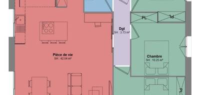 Terrain et maison à Vallon-Pont-d'Arc en Ardèche (07) de 88 m² à vendre au prix de 242450€ - 4