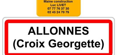Terrain à Allonnes en Sarthe (72) de 320 m² à vendre au prix de 69000€ - 3