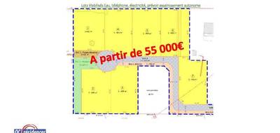 Terrain à Burlats en Tarn (81) de 908 m² à vendre au prix de 55000€ - 2