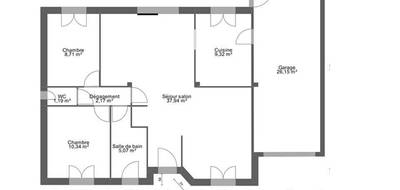 Terrain et maison à Coulans-sur-Gée en Sarthe (72) de 70 m² à vendre au prix de 159000€ - 4