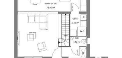 Terrain et maison à Parçay-Meslay en Indre-et-Loire (37) de 114 m² à vendre au prix de 318500€ - 4