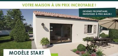 Terrain et maison à Saint-Ciers-du-Taillon en Charente-Maritime (17) de 60 m² à vendre au prix de 145500€ - 1